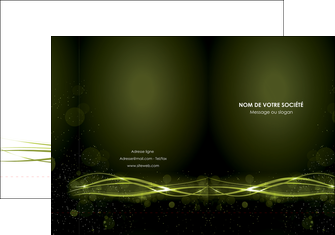 creation graphique en ligne pochette a rabat fond vert structure en vert abstrait MLGI72398