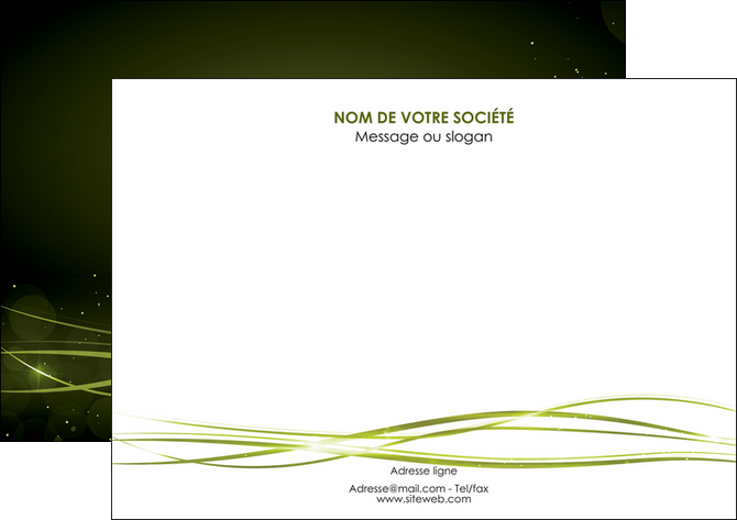 maquette en ligne a personnaliser affiche fond vert structure en vert abstrait MLGI72408