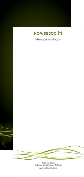 faire flyers fond vert structure en vert abstrait MLGI72434