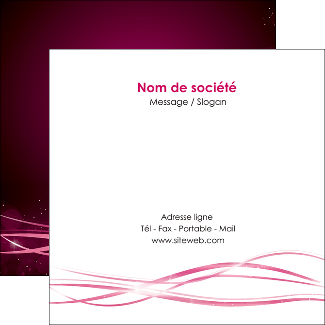 creer modele en ligne flyers rose rose fushia couleur MIDBE72470