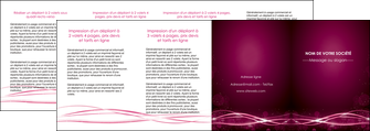 personnaliser modele de depliant 4 volets  8 pages  rose rose fushia couleur MLGI72484