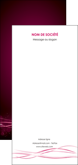 creation graphique en ligne flyers rose rose fushia couleur MLGI72486