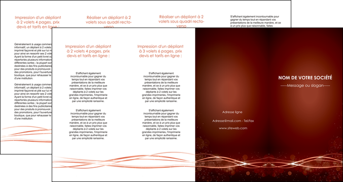 imprimer depliant 4 volets  8 pages  rouge couleur couleurs MFLUOO72772