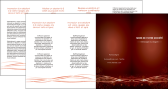 imprimer depliant 4 volets  8 pages  rouge couleur couleurs MFLUOO72772