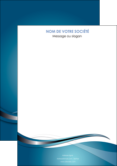 modele affiche web design bleu fond bleu couleurs froides MIF72780