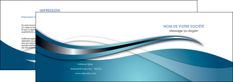exemple depliant 2 volets  4 pages  web design bleu fond bleu couleurs froides MIF72794