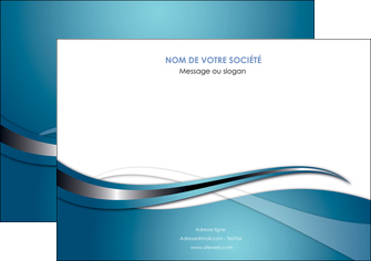 cree affiche web design bleu fond bleu couleurs froides MIF72798