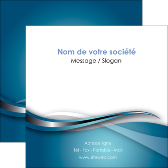 exemple flyers web design bleu fond bleu couleurs froides MIF72812