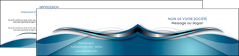 faire depliant 2 volets  4 pages  web design bleu fond bleu couleurs froides MIF72814