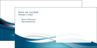 imprimer enveloppe web design bleu fond bleu couleurs froides MIF72816