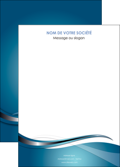 modele affiche web design bleu fond bleu couleurs froides MIF72822