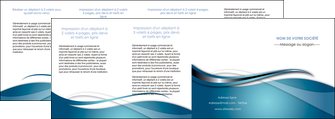 creation graphique en ligne depliant 4 volets  8 pages  web design bleu fond bleu couleurs froides MIF72826