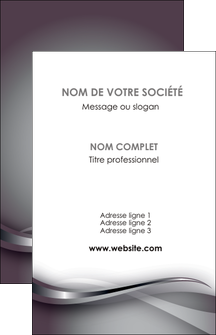 imprimer carte de visite web design gris fond gris noir MLIGBE72962