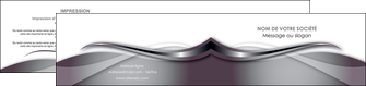 cree depliant 2 volets  4 pages  web design gris fond gris noir MLIGBE72988