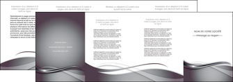 exemple depliant 4 volets  8 pages  web design gris fond gris noir MLIGBE72994