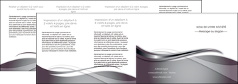 modele en ligne depliant 4 volets  8 pages  web design gris fond gris noir MLIGBE73000