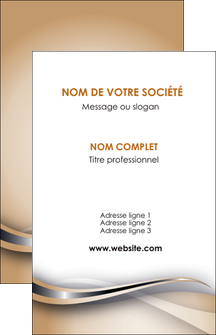 imprimer carte de visite marron gris fond marron MIFBE73014