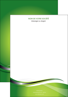 personnaliser modele de affiche web design vert fond vert verte MIF73060