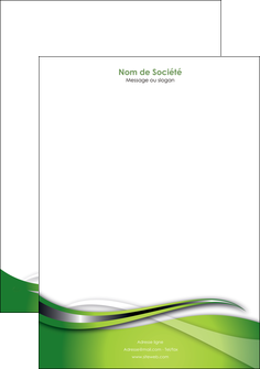 modele en ligne tete de lettre web design vert fond vert verte MIF73088
