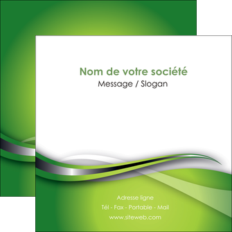 personnaliser modele de flyers web design vert fond vert verte MIF73090