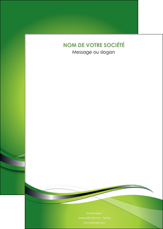 creer modele en ligne affiche web design vert fond vert verte MIF73100
