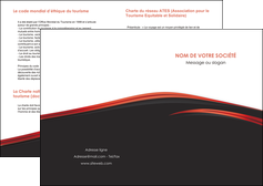 realiser depliant 2 volets  4 pages  web design noir fond noir image de fond MLIG73218