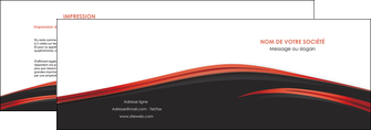 impression depliant 2 volets  4 pages  web design noir fond noir image de fond MLIG73228