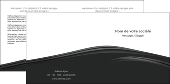 modele depliant 2 volets  4 pages  web design gris fond gris metal MLGI73504
