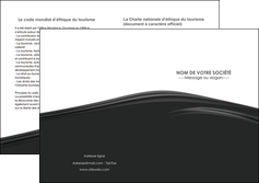 personnaliser maquette depliant 2 volets  4 pages  web design gris fond gris metal MLGI73514