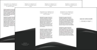 faire depliant 4 volets  8 pages  web design gris fond gris metal MLGI73522