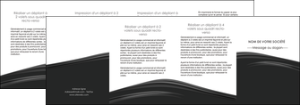 creer modele en ligne depliant 4 volets  8 pages  web design gris fond gris metal MLGI73524