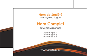maquette en ligne a personnaliser carte de visite web design gris fond gris orange MIF73578