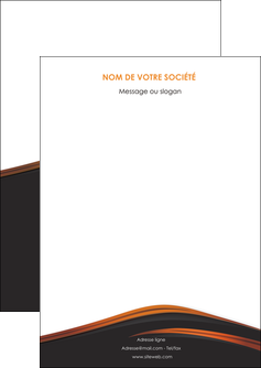 faire flyers web design gris fond gris orange MIF73582