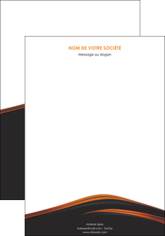 creer modele en ligne affiche web design gris fond gris orange MIF73584