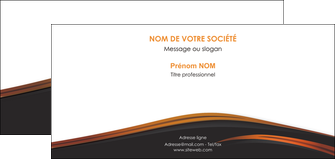 realiser carte de correspondance web design gris fond gris orange MIF73616