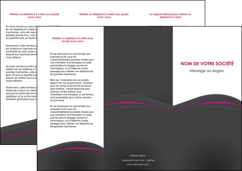 creer modele en ligne depliant 3 volets  6 pages  reseaux texture contexture structure MIDLU73662
