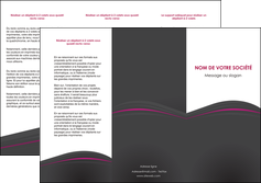 creer modele en ligne depliant 3 volets  6 pages  reseaux texture contexture structure MIDLU73662