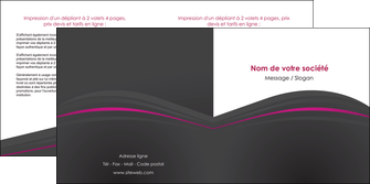 faire depliant 2 volets  4 pages  reseaux texture contexture structure MIDLU73666