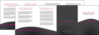 faire modele a imprimer depliant 4 volets  8 pages  reseaux texture contexture structure MIDLU73680