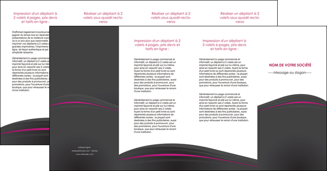 impression depliant 4 volets  8 pages  reseaux texture contexture structure MIDLU73684