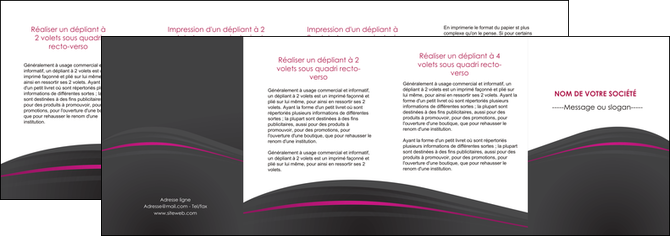 exemple depliant 4 volets  8 pages  reseaux texture contexture structure MIDLU73686
