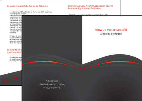 impression depliant 2 volets  4 pages  web design gris fond gris gris metallise MLGI73954