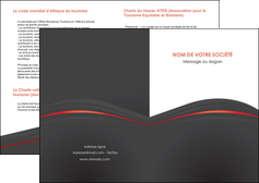 impression depliant 2 volets  4 pages  web design gris fond gris gris metallise MLGI73954
