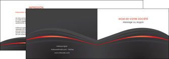 creer modele en ligne depliant 2 volets  4 pages  web design gris fond gris gris metallise MLGI73964