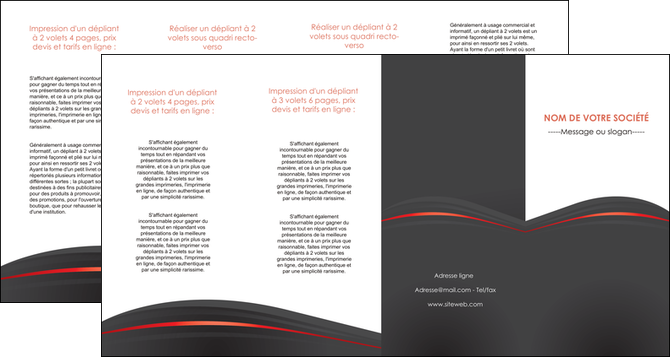 realiser depliant 4 volets  8 pages  web design gris fond gris gris metallise MLGI73994