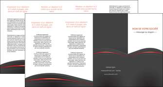 realiser depliant 4 volets  8 pages  web design gris fond gris gris metallise MLGI73994