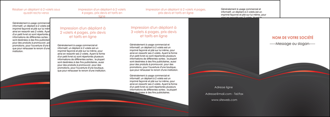 cree depliant 4 volets  8 pages  web design gris fond gris gris metallise MLGI73996