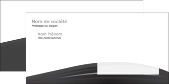 creation graphique en ligne enveloppe restaurant menu noir blanc MIDLU74038