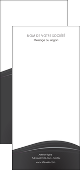 exemple flyers restaurant menu noir blanc MIDLU74050