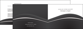 faire modele a imprimer depliant 2 volets  4 pages  web design noir fond noir texture MLIG74068